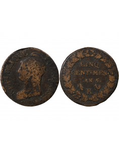 DUPRÉ - 5 CENTIMES AN 7 A PARIS 2