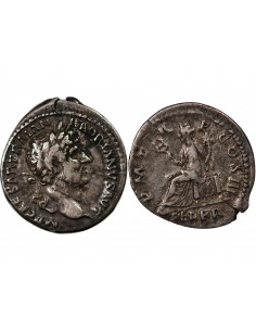 HADRIEN - DENIER ARGENT 127 ROME﻿ 2