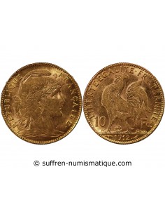 MARIANNE, COQ - 10 FRANCS OR 1900