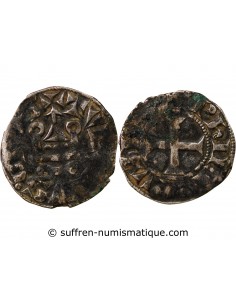 PHILIPPE III LE HARDI - DENIER TOURNOIS à l'O Long 1270 / 1285