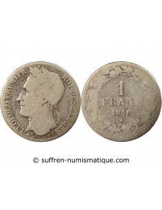 BELGIQUE, LEOPOLD Ier - 5 FRANCS ARGENT 1834