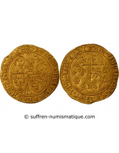 HENRI VI DE LANCASTRE - SALUT D'OR 1423 ROUEN