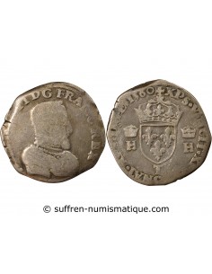 FRANCOIS II, AU NOM D'HENRI II - TESTON ARGENT 1560 T NANTES