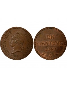 DUPRÉ - 1 CENTIME 1848 A PARIS 2