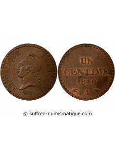 DUPRÉ - 1 CENTIME 1848 A PARIS