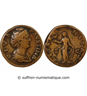 FAUSTINE MÈRE - SESTERCE 141 ROME