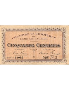 CHAMBRE DE COMMERCE DE NANTES - 50 CENTIMES 1918