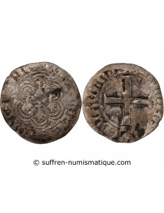 DUCHÉ DE BRETAGNE, JEAN V - BLANC DIT A L'HEXALOBE 1399 / 1442 RENNES